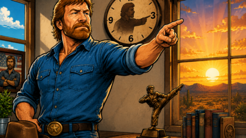 Chuck Norris hat keine Uhr. Er entscheidet, wie spät es ist.