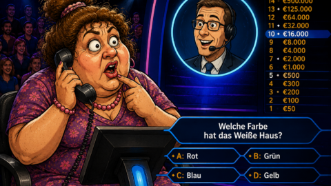 Deine Mutter ist so dumm, dass sie einen Telefonjoker nutzt, um zu fragen, welche Farbe das Weiße Haus hat.