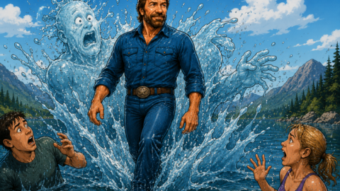 Wenn Chuck Norris ins Wasser fällt