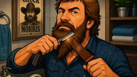 Chuck Norris rasiert sich nicht