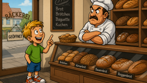 Fritzchen geht zum Bäcker