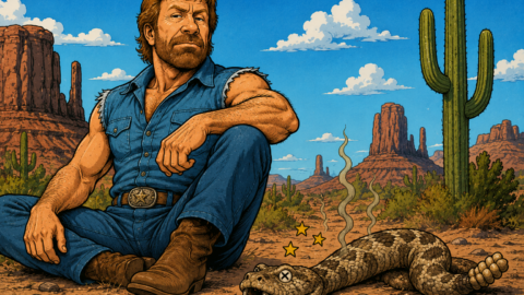 Chuck Norris wurde einmal von einer Klapperschlange gebissen
