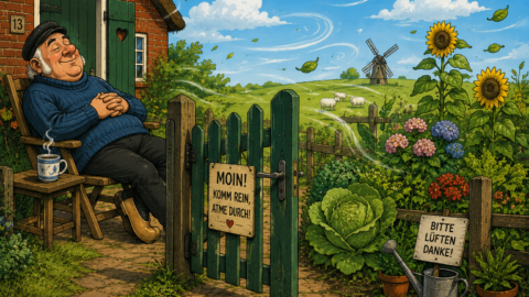 Warum lassen die Ostfriesen immer die Gartenpforte offen? Damit die Pflanzen Luft kriegen!