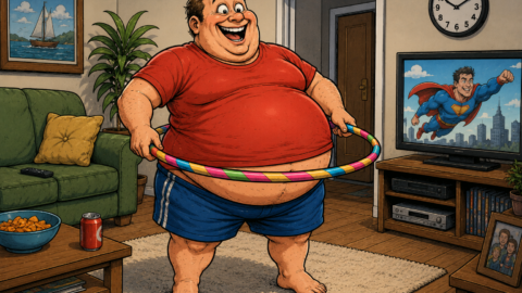 Hab mir einen Hula-Hoop-Reifen gekauft