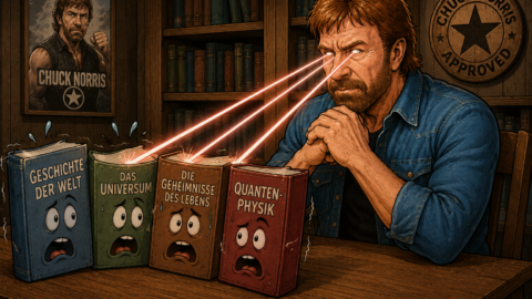Chuck Norris liest keine Bücher
