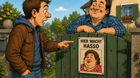 Auf eurem Garten-Tor steht