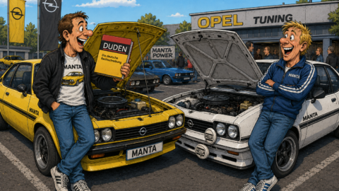 Treffen sich zwei Manta-Fahrer