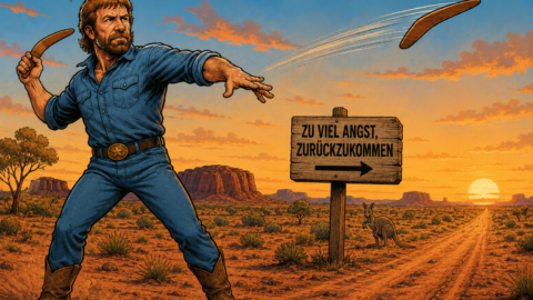 Chuck Norris kann einen Bumerang werfen