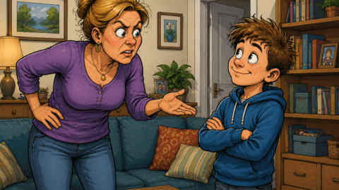 Fragt die Mutter