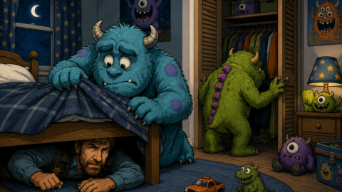 Bevor Monster ins Bett gehen