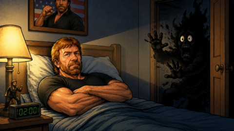 Chuck Norris schläft