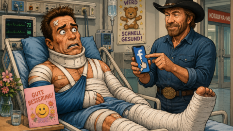 Arnold Schwarzenegger musste wegen schweren Verletzungen ins Krankenhaus