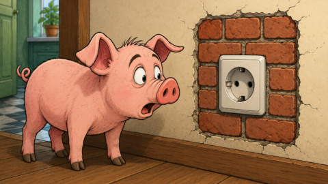 Läuft ein Schweinchen