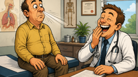Sagt der Doktor: So, dann atmen sie mal tief durch die Nase ein. Der Doktor fängt an zu lachen. Der Patient fragt, was los ist. Und der Doktor: Ich habe gerade einen fahren lassen.