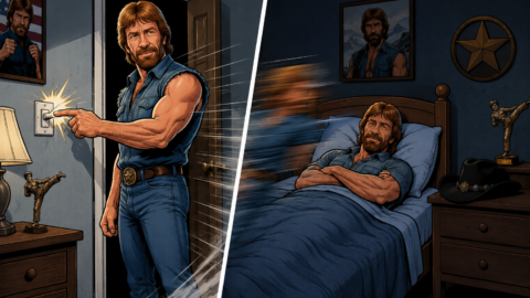 Chuck Norris ist so schnell