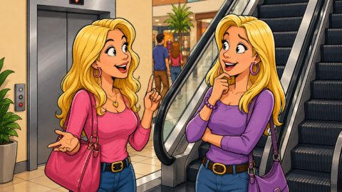 Sagt die eine Blondine zu der anderen