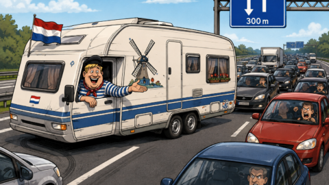 Ein Holländer fährt