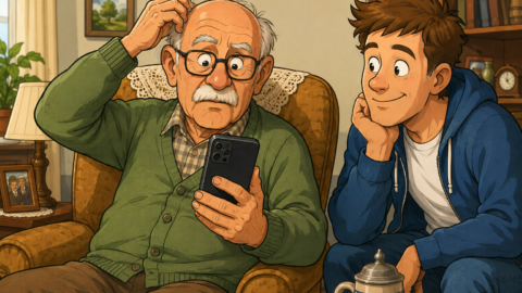 Der Enkel schenkt seinem Opa ein topmodernes Smartphone mit Sprachsteuerung. Nach einer Woche fragt der Enkel: „Und Opa, wie klappt es mit der Sprachsteuerung?“ – Opa schüttelt den Kopf: „Gar nicht gut. Jedes Mal, wenn ich 'Fräulein, ein Bier bitte!' sage, fängt das Ding an zu googeln, wo die nächste Entzugsklinik ist.“