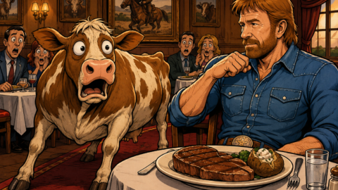 Wenn Chuck Norris im Restaurant