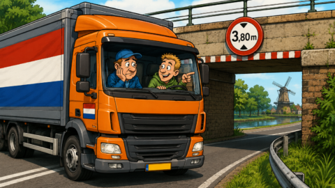 Ein holländischer LKW