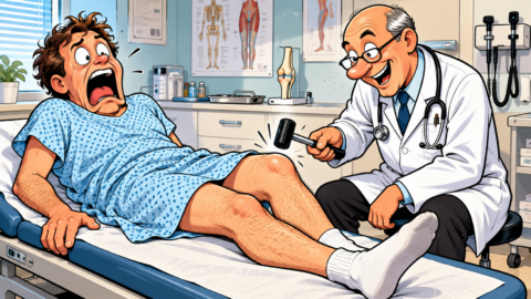 Ein stummer Patient kommt zum Arzt