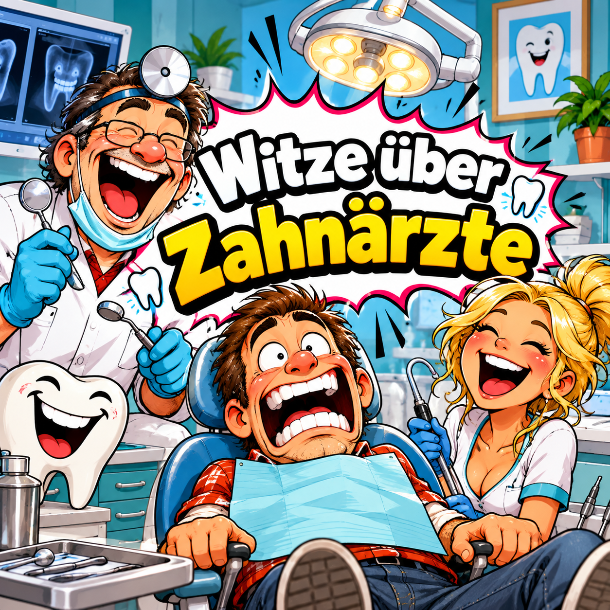 Witze über Zahnärzte – Humor mit Biss