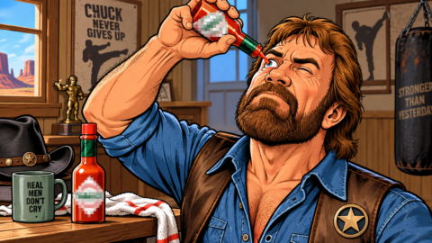 Chuck Norris benutzt