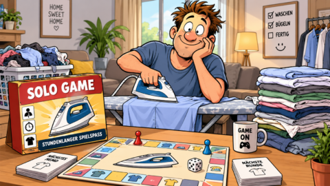 Brettspiel für eine Person