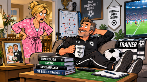 Schimpft die Frau des Trainers