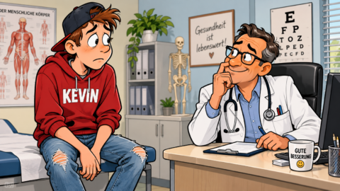 Kevin geht zum Arzt