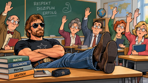 Als Chuck Norris in der Schule war