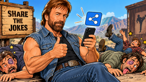 Besser Chuck Norris Witze zu teilen