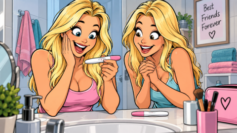 Warum nimmt die Blondine