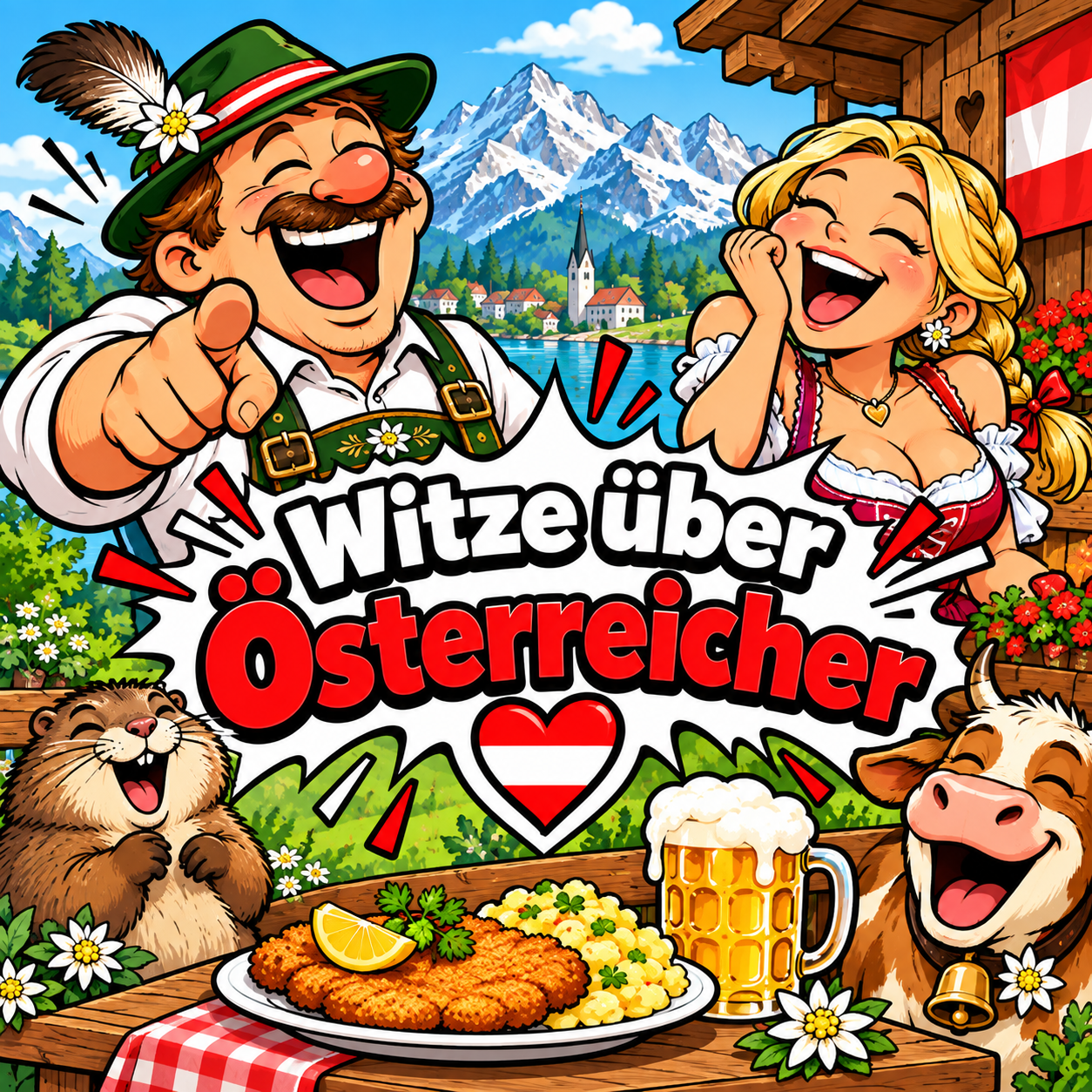 Witze über Österreicher – die besten Österreicherwitze zum Lachen