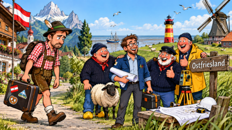 Was passiert, wenn ein Österreicher nach Ostfriesland geht