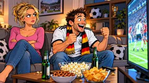 Ach, Susanne, wenn ich Fußball schaue