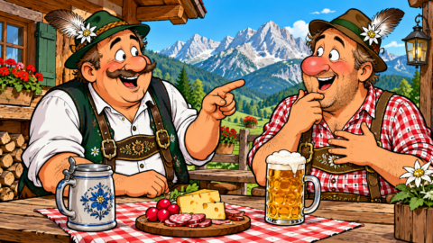 Zwei Österreicher unterhalten sich
