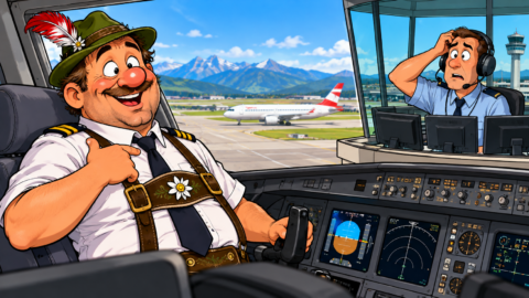 Ein österreichischer Pilot