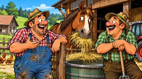 Fröhliche Bauernhof-Komödie mit Pferd