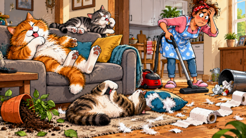 Dafür das Katzen