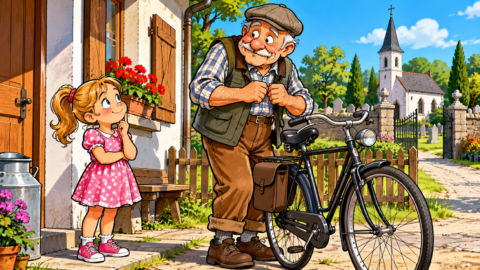 Der Opa macht sich fertig